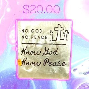 No God No Peace Know God Know Peace